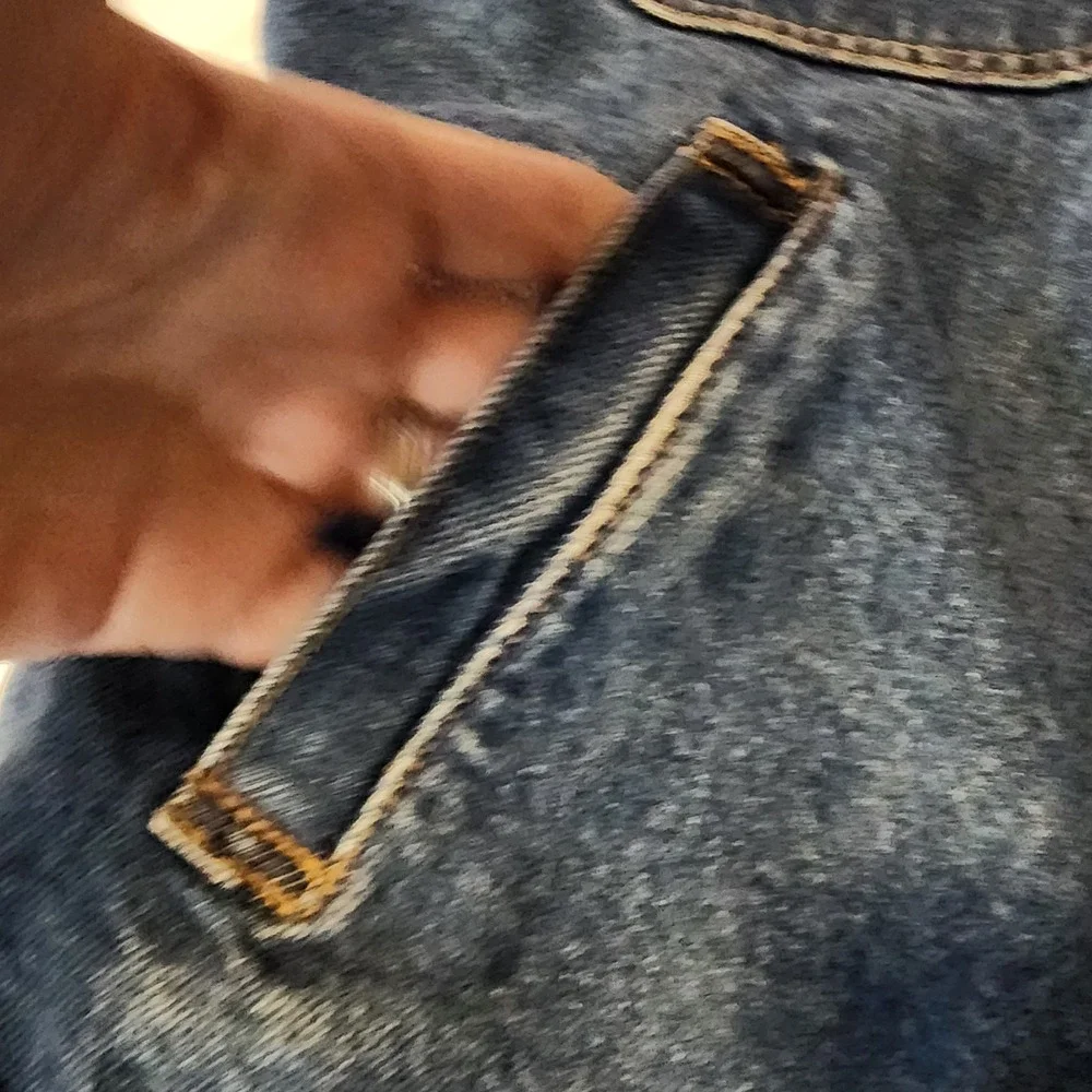 Vintage Polo Ralph Lauren Dungaree Denim‎ Jean Jacket Men's Large Made In USA - Picture 4 of 16